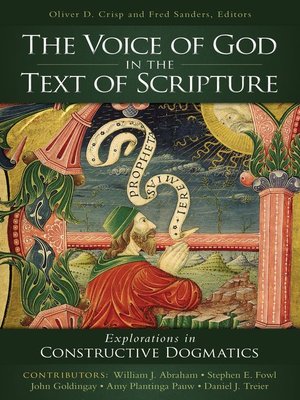 cover image of The Voice of God in the Text of Scripture